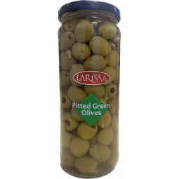 زيتون أخضر منزوع النوى – لاريسا – ٤٣٠ غ