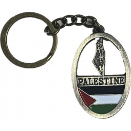 ميدالية مفاتيح فلسطين – تصميم خريطة وعلم فلسطين