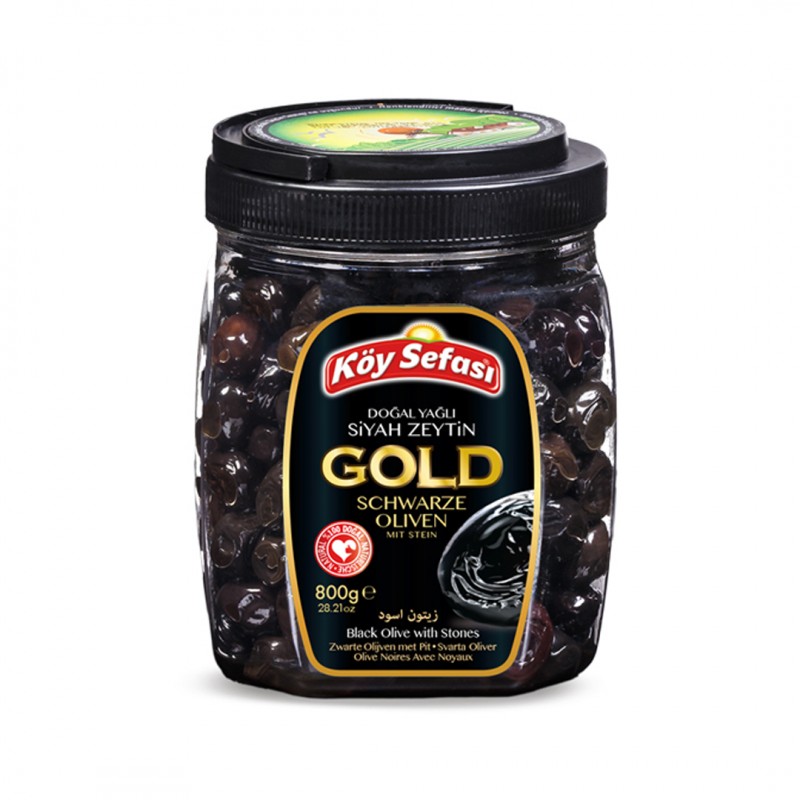 Kay Sefasi Gold Black Olives - 800g