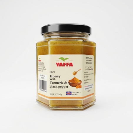 Yaffa Honey Turmeric & Black pepper (345g)