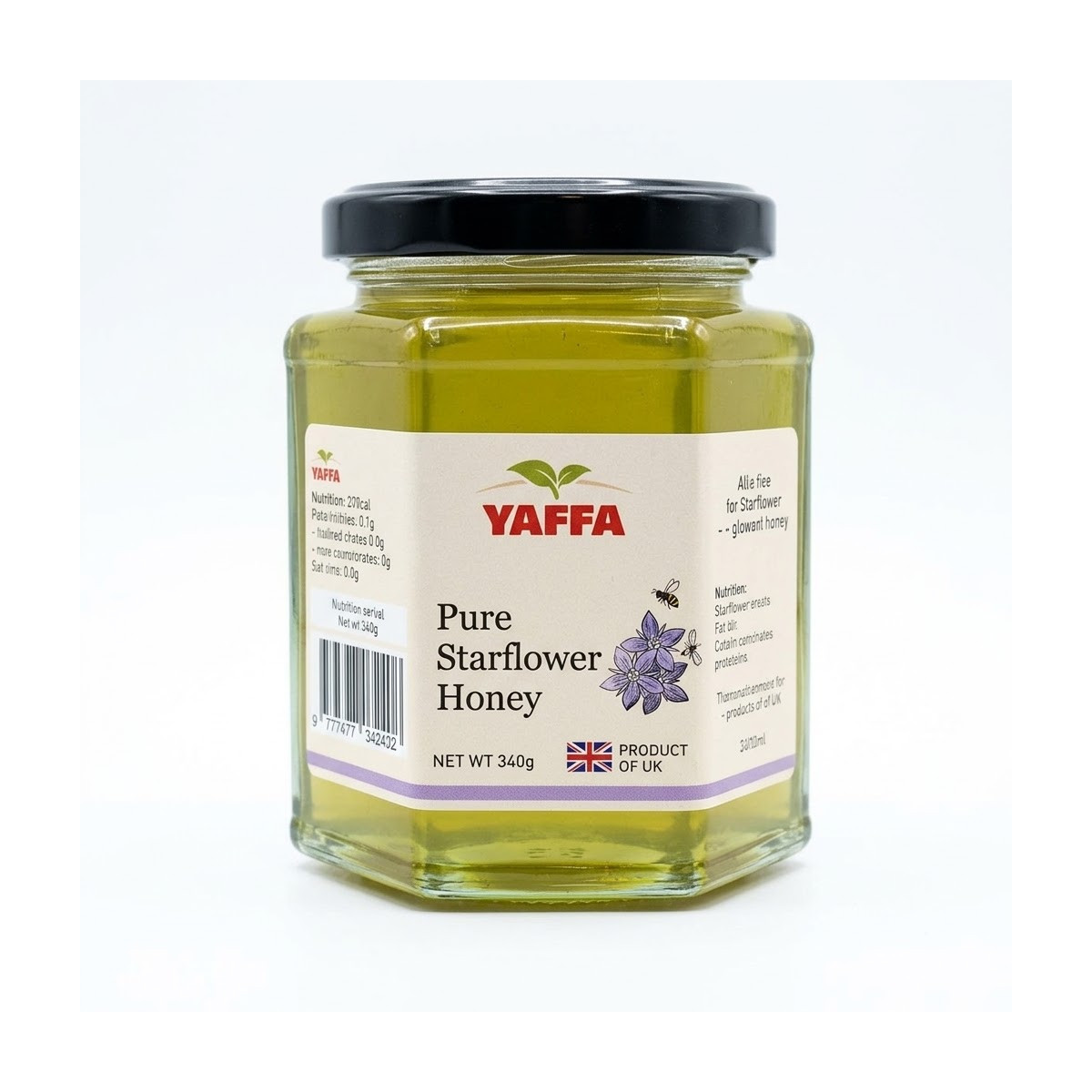 Yaffa Pure Starflower Honey (340g)