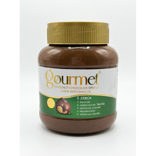 Gourmet Hazelnut Chocolate Spread Made with Shea Oil ( zero added sugar )