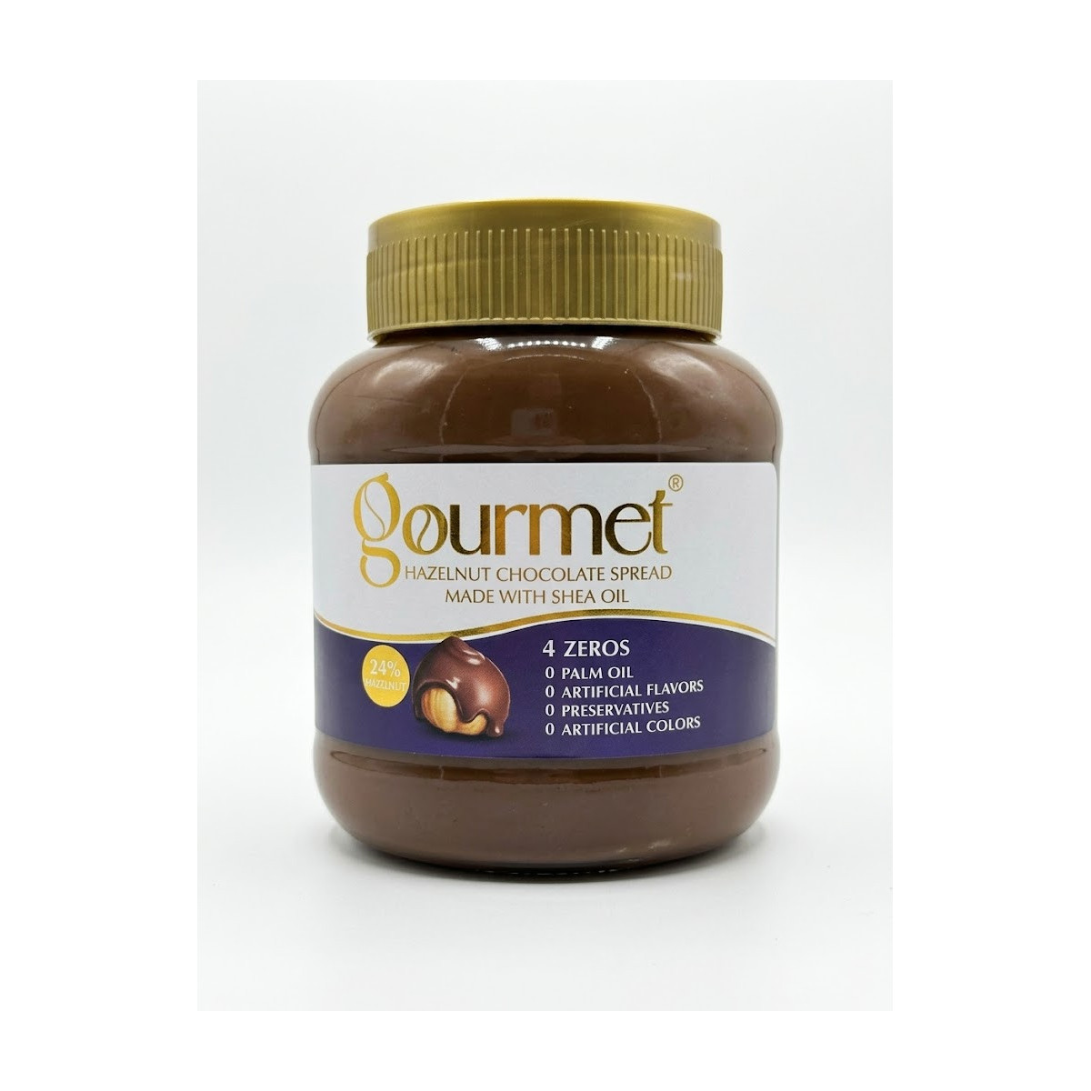 copy of Gourmet Hazelnut Chocolate Spread Made with Shea Oil ( zero added sugar )
